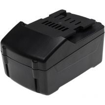 Batterie compatible avec Metabo ssw 18 lt/ltx, sta 18 ltx, sta 18 ltx 140 outil électrique (5000 mAh, Li-ion, 18 v) - Extensilo