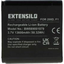 Batterie compatible avec Pure Sensia 200D Connect, 200D haut-parleurs, enceintes portatives (13600mAh, 3,7V, Li-ion) - Extensilo