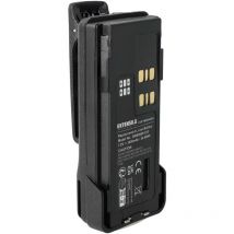 Extensilo - Batterie remplacement pour Motorola PMNN4418, PMNN4418AR pour radio talkie-walkie (3400mAh, 7,2V, Li-ion) - avec clip de ceinture