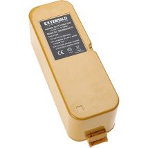 Replacement Battery compatible with iRobot Roomba 4199, 4188, 4210, 4220, 4225, 4230, 4232 Home Cleaner (4000mAh, 14.4 v, NiMH, Yellow) - Extensilo