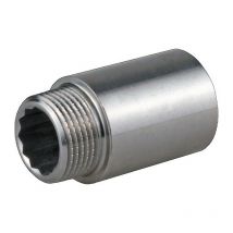 Springer - Extensión de grifo din 3523 en 10226-1 nps 1/2 pulgada 53 mm 13 mm 40 mm (Paquete de 10)