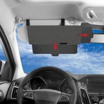 Extension de Pare-Soleil de Voiture, Extension Paresoleil Voiture, Anti-Reflets de Visière Opaque,Anti Eblouissement und Protection uv pour Siège