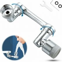 Extension de robinet rotatif 1080° avec filtre anti-éclaboussures pour cuisine - Mode double.