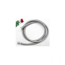 Extension Tube Laveuse à chargement lave-vaisselle 150 cm 3/4 mf tressé inoxydable Fabriqué en Italie.