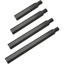 Extensions de couronnes de forage, adaptateurs de couronnes de forage, 1 1/4 unc, longueur 200 mm, en acier 42Cr4 (din 1.7045), accessoires