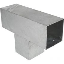 Wovar - Extensions ou rallonges de pergola galvanisées pour poteaux 12 x 12 cm - Par pièce