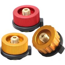 Extérieur Camping cuisinière à gaz Adaptateur connecteur en d'aluminium ustensiles de Cuisine gaz Outil réservoir Four à gaz