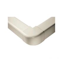 Pack de 9 extérieurs d'angle 90° 80 mm blanc pur