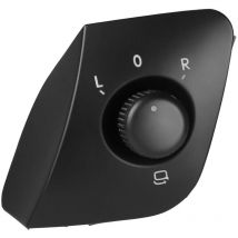 Ersandy - Outside Mirror Button Adjustment Switch Replacement for Ibiza 2009-2015 6J1959565 Black