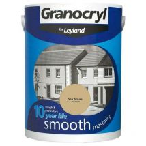 Granocryl Smooth Exterior Masonry Paint - 5L - Sea Stone