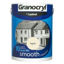 Granocryl Smooth Exterior Masonry Paint - 5L - Magnolia