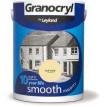 Granocryl Smooth Exterior Masonry Paint - 5L - Soft Gold