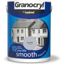 Granocryl Smooth Exterior Masonry Paint - 5L - Grey Skies