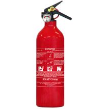 Extincteur à poudre 1 kg – 8057737952357 – Efficace contre feux ABC – Aluminium, vanne en résine acétal – ANAF FIRE PROTECTION