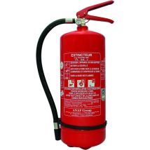 Anaf Fire Protection - Extincteur Homologue Poudre 6kg Avec Mano S16458