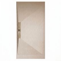 Mineralguss-duschwanne Extra Flach Edis Schieferoptik Beige 70x100 Cm