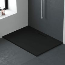 Stano. - Extra flache Duschwanne lyra schwarz 70x160cm