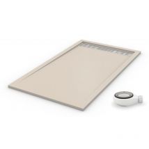PDD - Extra flache Duschwanne premium Hellbeige ral 1013 90x170