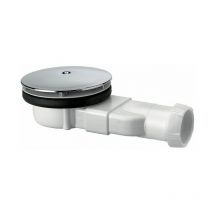 Extra flat dome shower drain made of ABS 30720138, white, sun color