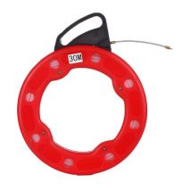 Extracteur de fil d'électricien Aiguille de tirage de fil en fibre de verre-30m--TRIMEC