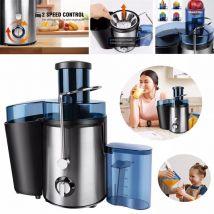 Day Plus - Extracteur de jus Fruits Légumes Acier inoxydable 65mm Grande ouverture Extracteur de jus professionnel