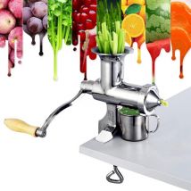 Gojoy - Extracteur de jus manuel en acier inoxydable - Extracteur de jus - Idéal pour l'herbe de blé et les légumes