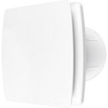 Extracteur Salle de Bain 100mm Ventilateur Minuteur Avec Capteur d'humidité et Clapet Anti Retour 95m³,Extracteur d'air Silencieux pour Salle de