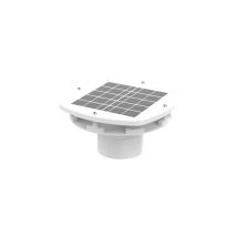 Extracteur solaire rechargeable pour fosse septique Couleur - Blanc