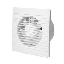 Extractor de aire AIPERQ de 100 mm con sensor de humedad y temporizador, válvula de retención y mosquitera integrada, 7 W, dB(A) 26, para baño,