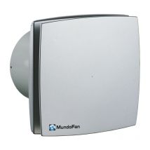 Mundofan - Extractor de baño decorativo plata mate Aludecor-mu Plata 100mm Plata 100mm
