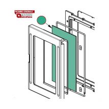 002276404 - Vetro ceramico 443x281x4 mm - Extraflame