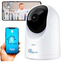 Extraflame - Extralink smart life homeeye cámara ip ptz, wi-fi, 2.5k, 4mp, ninera