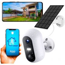Extralink smart life solareye Außenkamera mit Solarpanel solar kabellos, full hd 1080p, wi-fi, 5200mah Akku, ip54