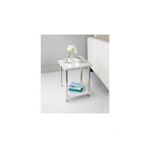 Dylex - Extremely Stunning Norsk 2 Shelf Unit Featuring Stainless Steel Legs Side Tables End Tables Living Room Furniture