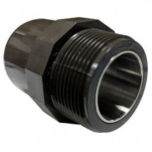 Girpi - Extremo roscado macho pvc hta con refuerzo de acero inoxidable 32/40 x 2634