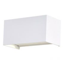 Akunadecor - Inspired Mantra Fusion Davos Applique Murale Davos Rectangle, 4 x 6W led, 4000K, 2200lm, IP54, Blanc, 3 ans de Garantie
