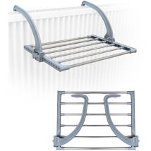 Eyepower - tendoir Séchoir à linge pliant 47x32x20,5cm à accrocher sur le radiateur fenêtre bain pour étendre sécher lessive vêtements mouillées
