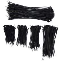 Set di 500 Fascette - 5 Misure 10-30 cm Fascette in Nylon Resistenti ai Raggi uv