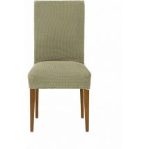 Eysa Italia - Eysa Cora Coprisedia Bielastico con Schienale, Poliestere-Cotone, Lino, 32x21x5 cm, 2 unità