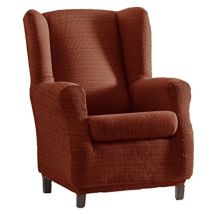 Eysa Italia - Eysa F817089 Aquiles Copripoltrona Elastico, Poliestere-cotone, Arancione, 37x29x5 Cm