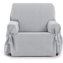 Eysa - Italia Copridivano universale con lacci Oriente 1 posto colore 06/grigio