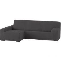 Iconscorner - Eysa Italia Ulises Chaise Longue Elastico Sinistra, Vista Frontale, Cotone, Grigio, 240 cm