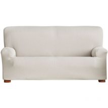 Eysa Italia Ulises Copridivano Elastico 4 Posti, Poliestere-Cotone, Bianco