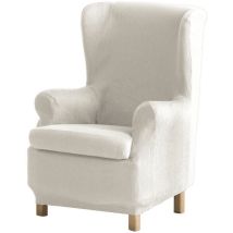 Eysa Italia Ulises Copripoltrona Elastico, 100% Poliestere, Ecru, 70 A 90 Cm