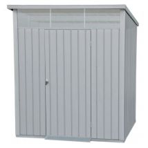 Ezooza - abri de jardin en métal Palladium 6'x5' Duramax 196,5 x 199 x 229 cm Couleur Gris - Grigio