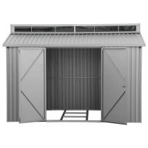 Digiplastics - Haus aus Aluminium 10'x6' Duramax 323 x 182 x 230,5 cm Farbe Grau, von Ezooza