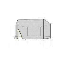 Buylando - F-370 Kid(S)port Sicherheitsnetz für Trampoline 3.70 m-UV-Beständig - 130g/m²