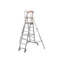 Facal - Mobile Stehleiter 7 Stufen - Maximale Arbeitshöhe : 3.87m - CTA-7