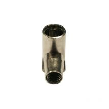 EK - F-Stecker gewinkelt Metall 69mm Kabel