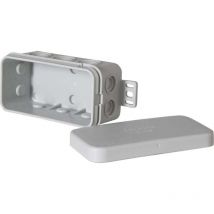 7340141 Cassetta di derivazione (l x l x a) 75 x 37 x 40 mm Grigio luminescente IP54 10 pz. - F-tronic
